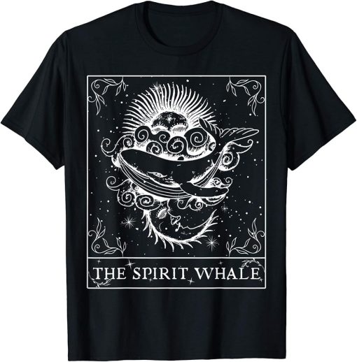 Spirit Whale Mystic Celestial Moon Orca Killer Whale Goth T-Shirt